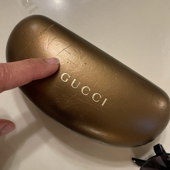 GUCCI authentic original AVIATOR SUNGLASSES /men unisexStyle ‎558259 J0750 1113 - Picture 10 of 14